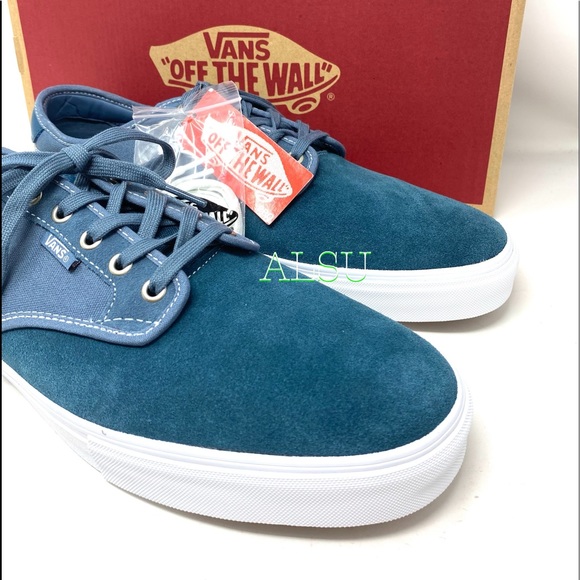VANS Chima Ferguson Pro Suede Canvas Mirage Blue Sneakers Men's Size VN0A38CFW5J - Picture 8 of 10